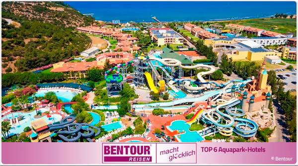 TOP 6 Aquapark-Hotels Türkei